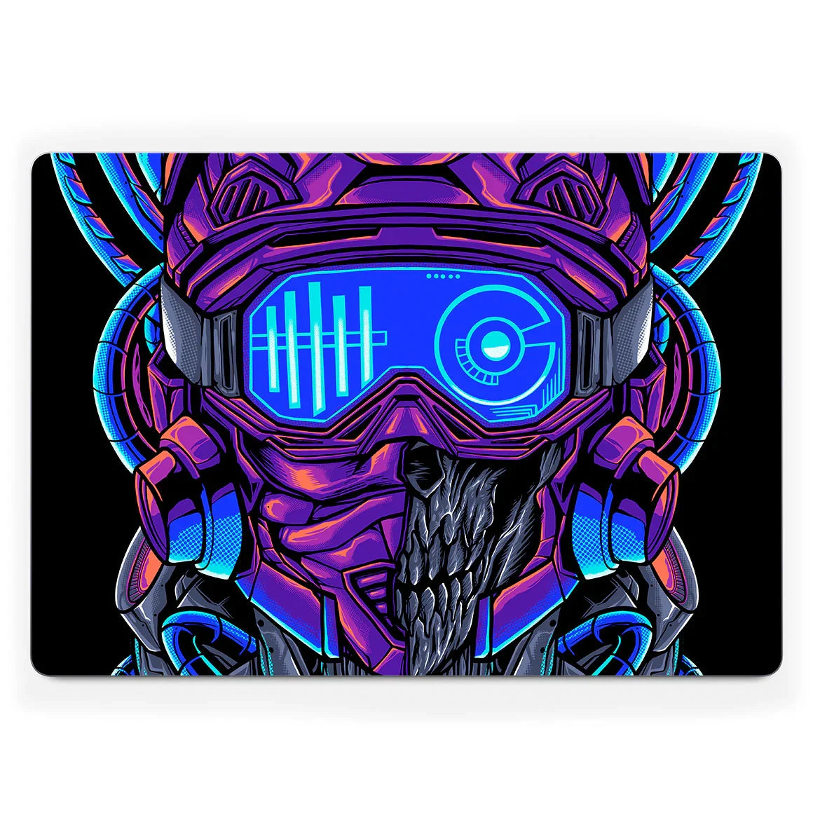 MacBook Pro 16" (2024 M4) Artist Series Cyber Skull Skin