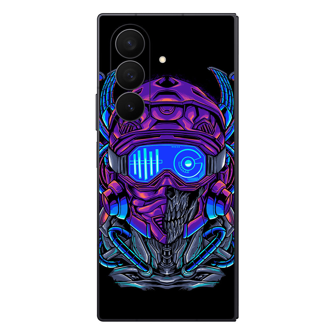 Galaxy Z Fold 7 Artist Series Cyber Skull Skin