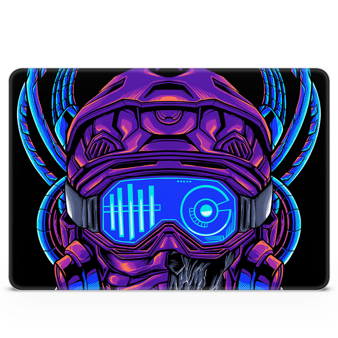 MacBook Neo Artist Series Cyber Skull Skin