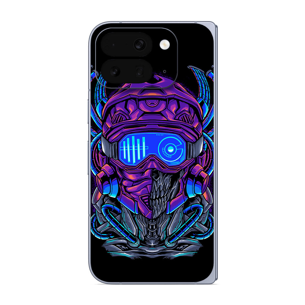 Pixel 10 Pro Fold Artist Series Cyber Skull Skin