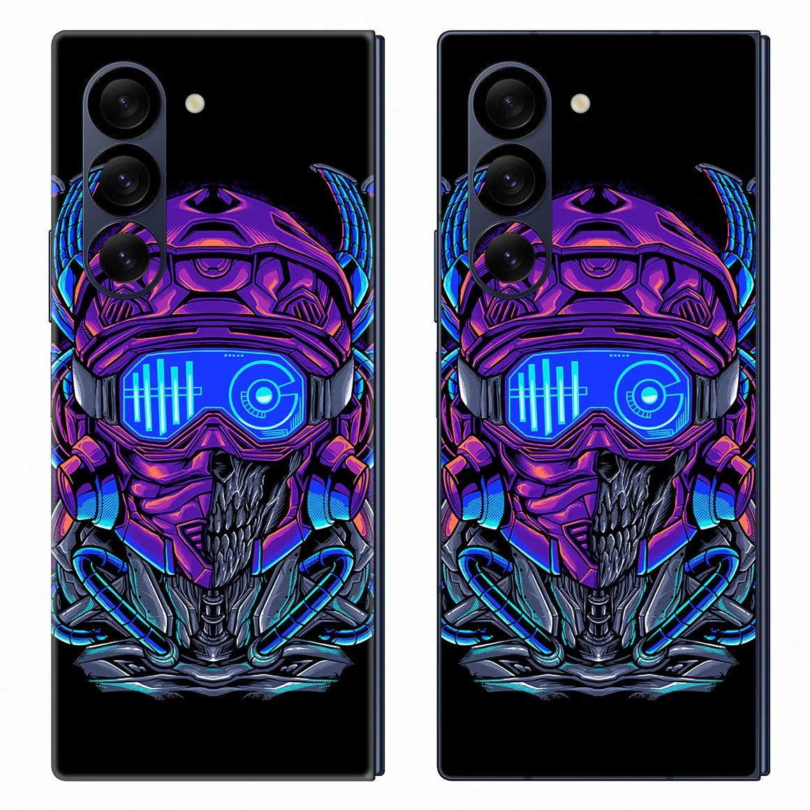 Galaxy Z Fold 6 Artist Series Cyber Skull Skin
