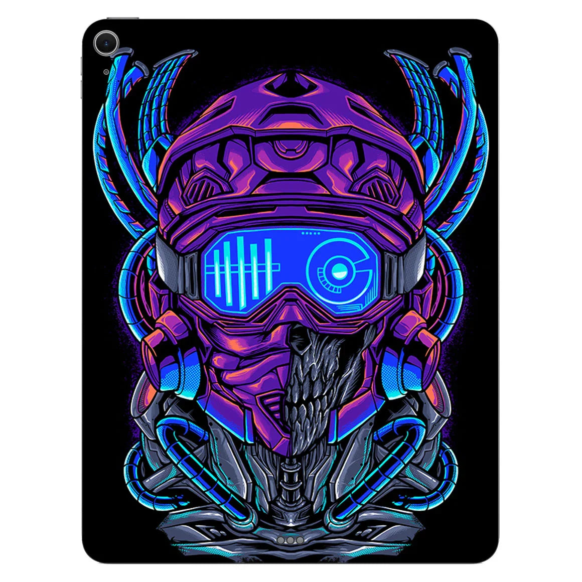 iPad Air 13" M2 Artist Series Cyber Skull Skin