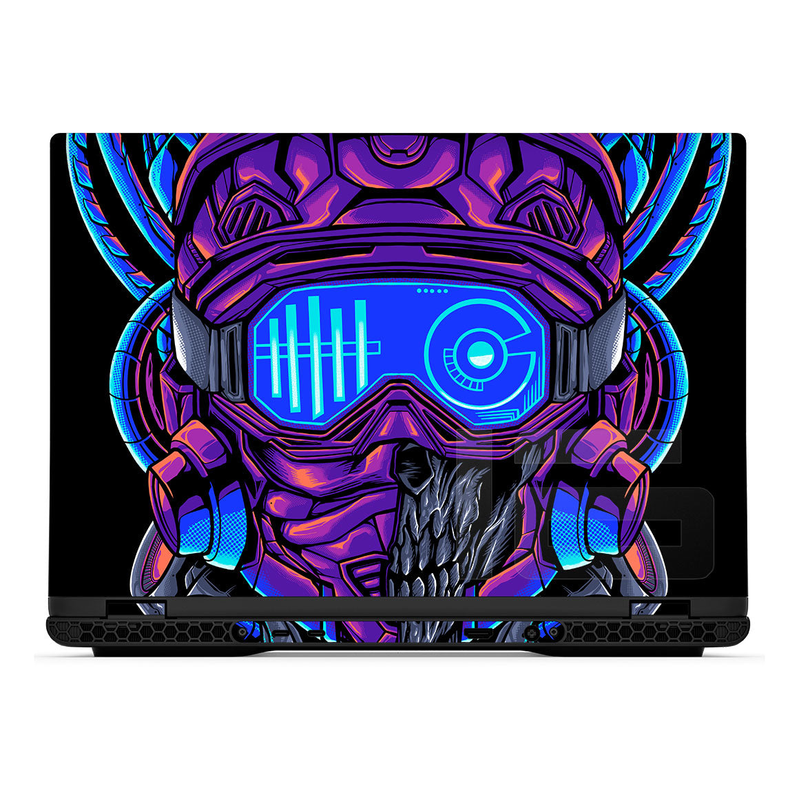 Alienware m16 R2 Artist Series Cyber Skull Skin
