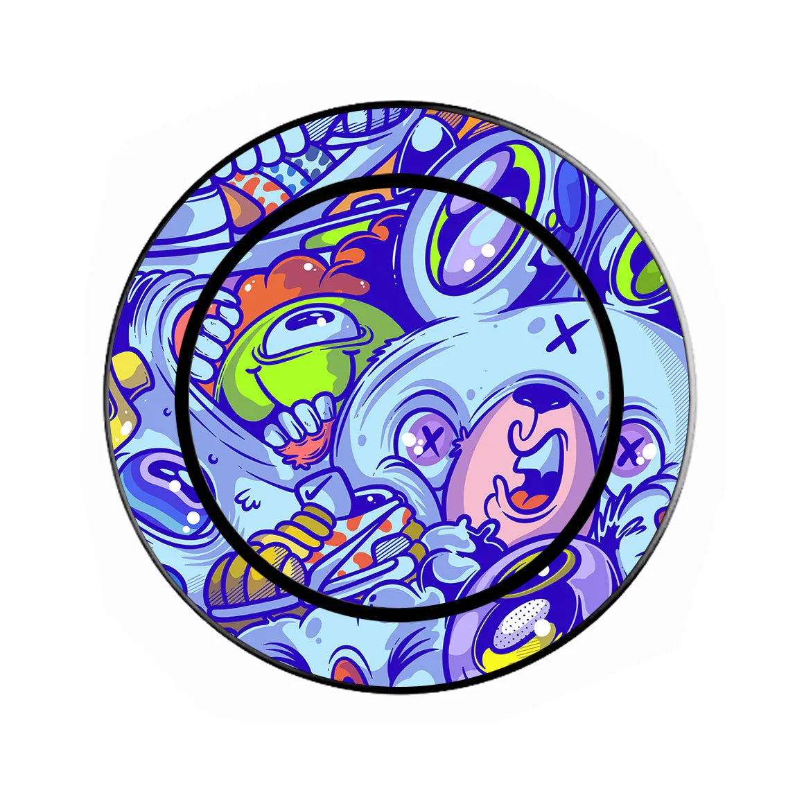 Magnetic Phone Grip with Stand Artist Series Doodle 