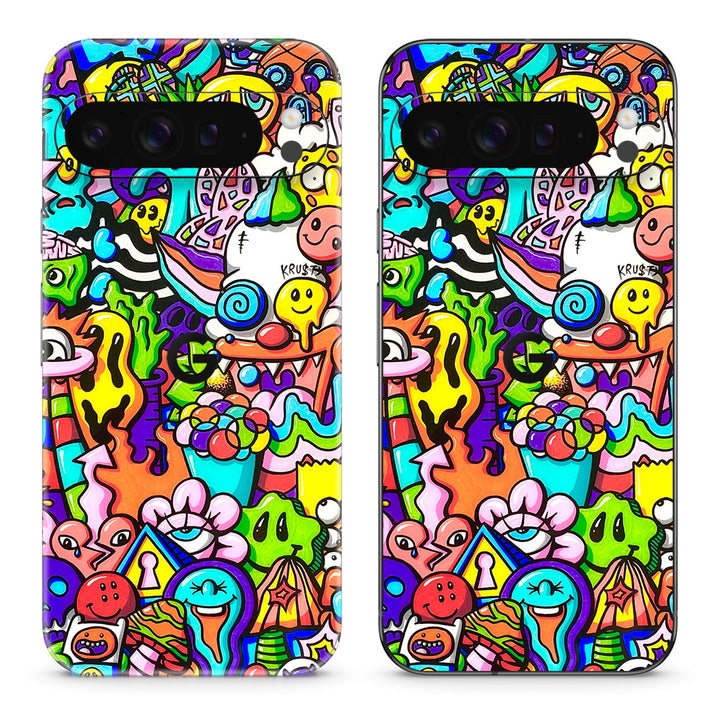 Pixel 10 Pro XL Artist Series Doodle Art Skin