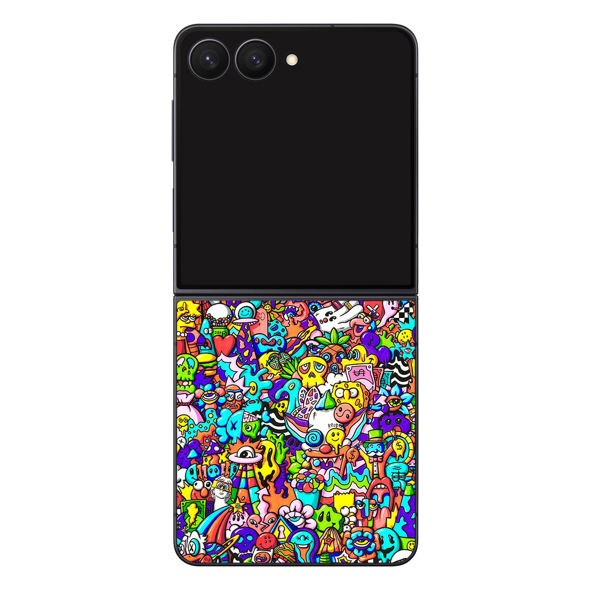 Galaxy Z Flip8 Artist Series Doodle Art Skin