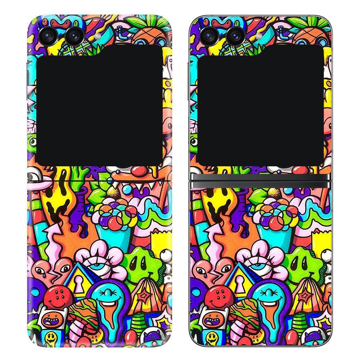 Galaxy Z Flip 5 Artist Series Skins - Slickwraps