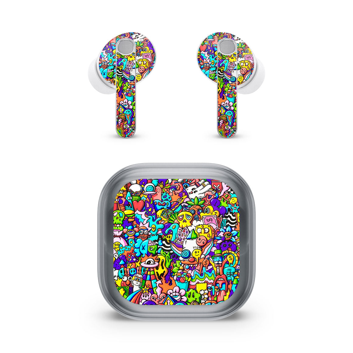 Galaxy Buds4 Pro Artist Series Doodle Art Skin