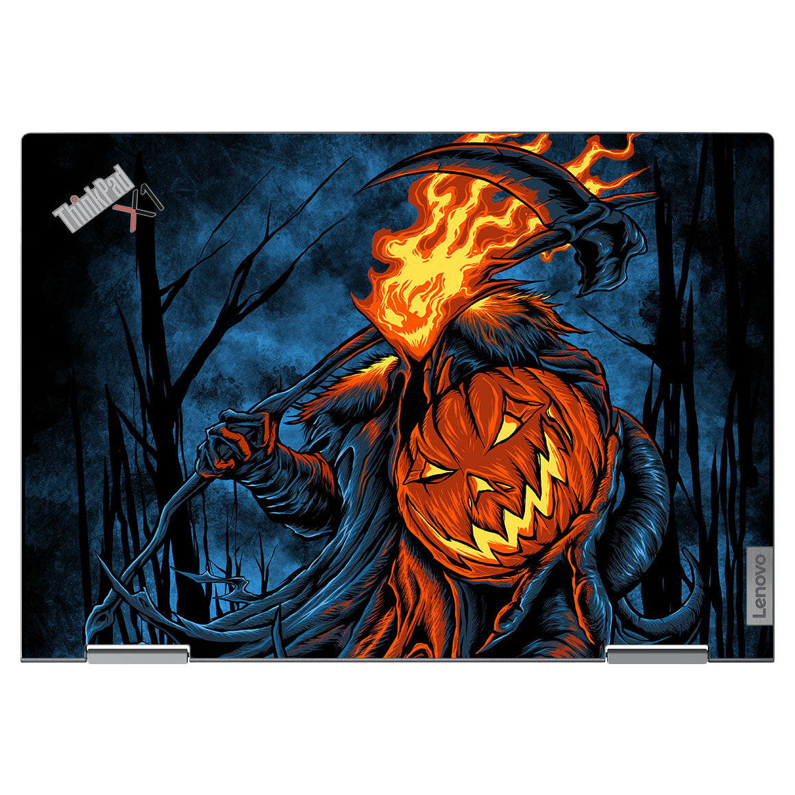 Lenovo ThinkPad X1 Yoga Gen 7 Artist Series Flaming Pumpkin Skin