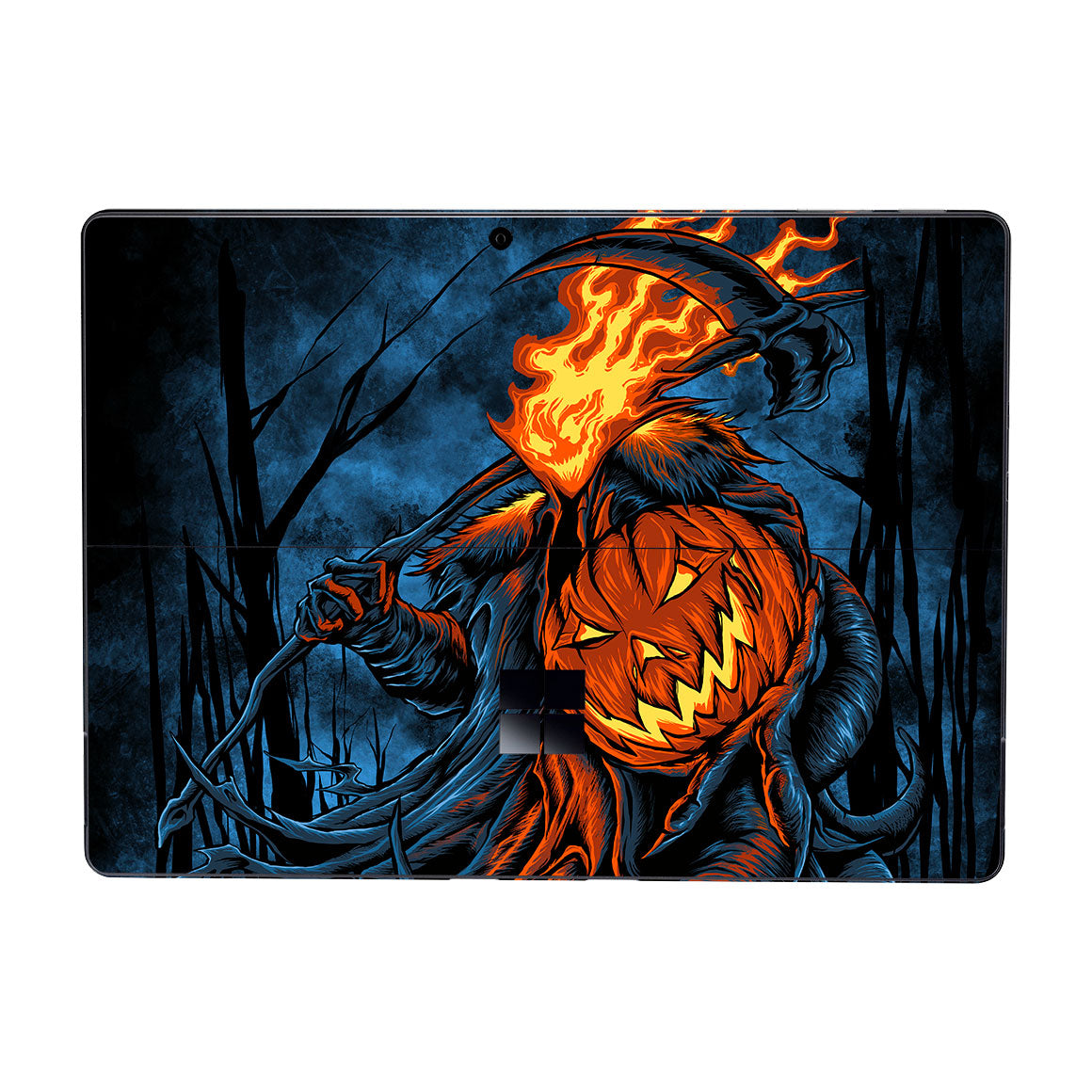 Surface Pro 11 Artist Series Flaming Pumpkin Skin