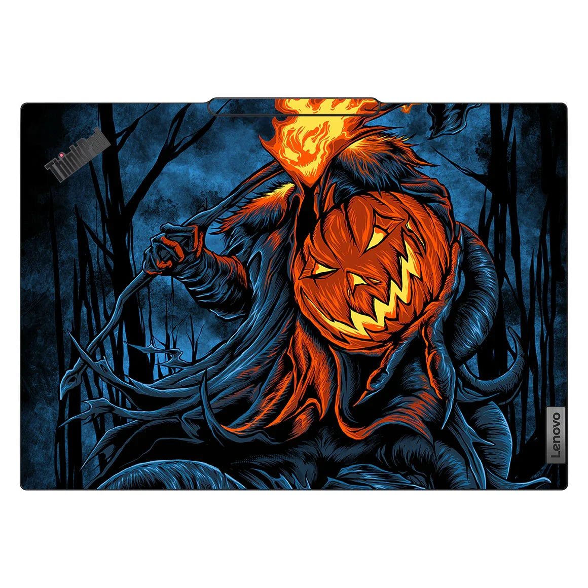 Lenovo ThinkPad T14 Gen 5 Artist Series Flaming Pumpkin Skin