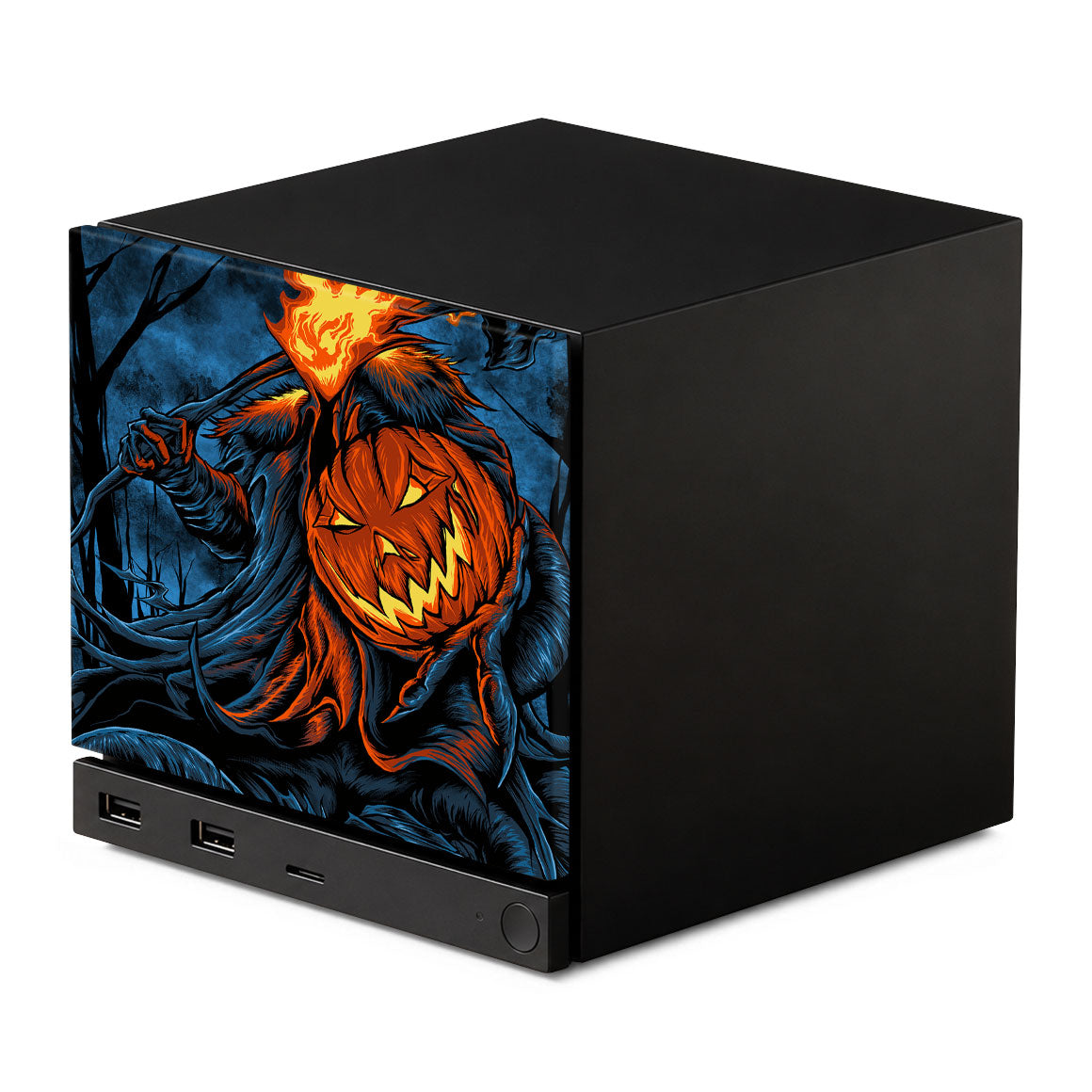 Steam Machine Artist Series Flaming Pumpkin Skin