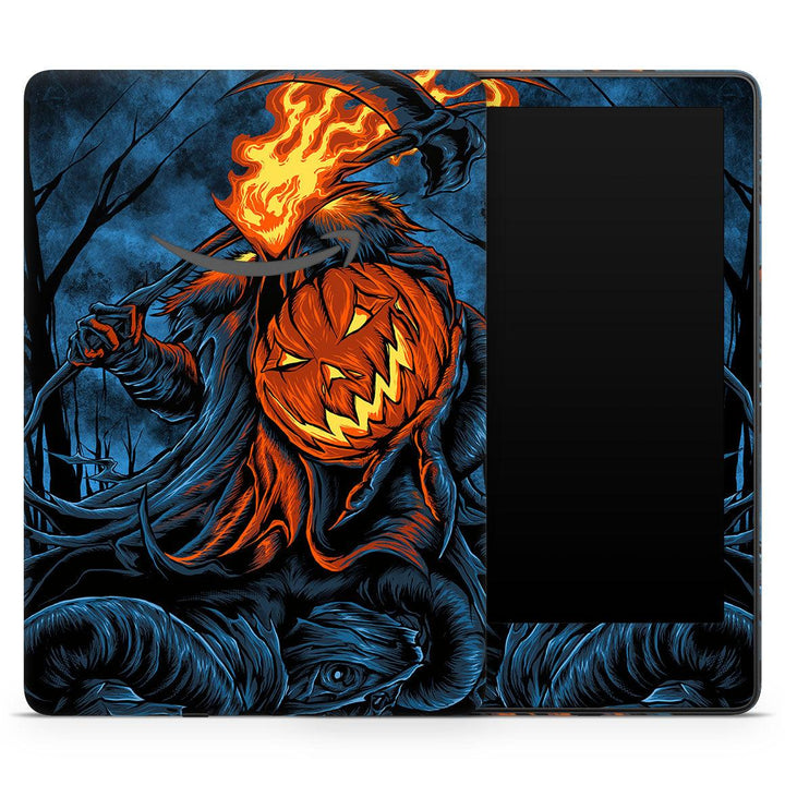 Kindle Paperwhite 6.8" 11th Gen Artist Series Flaming Pumpkin Skin