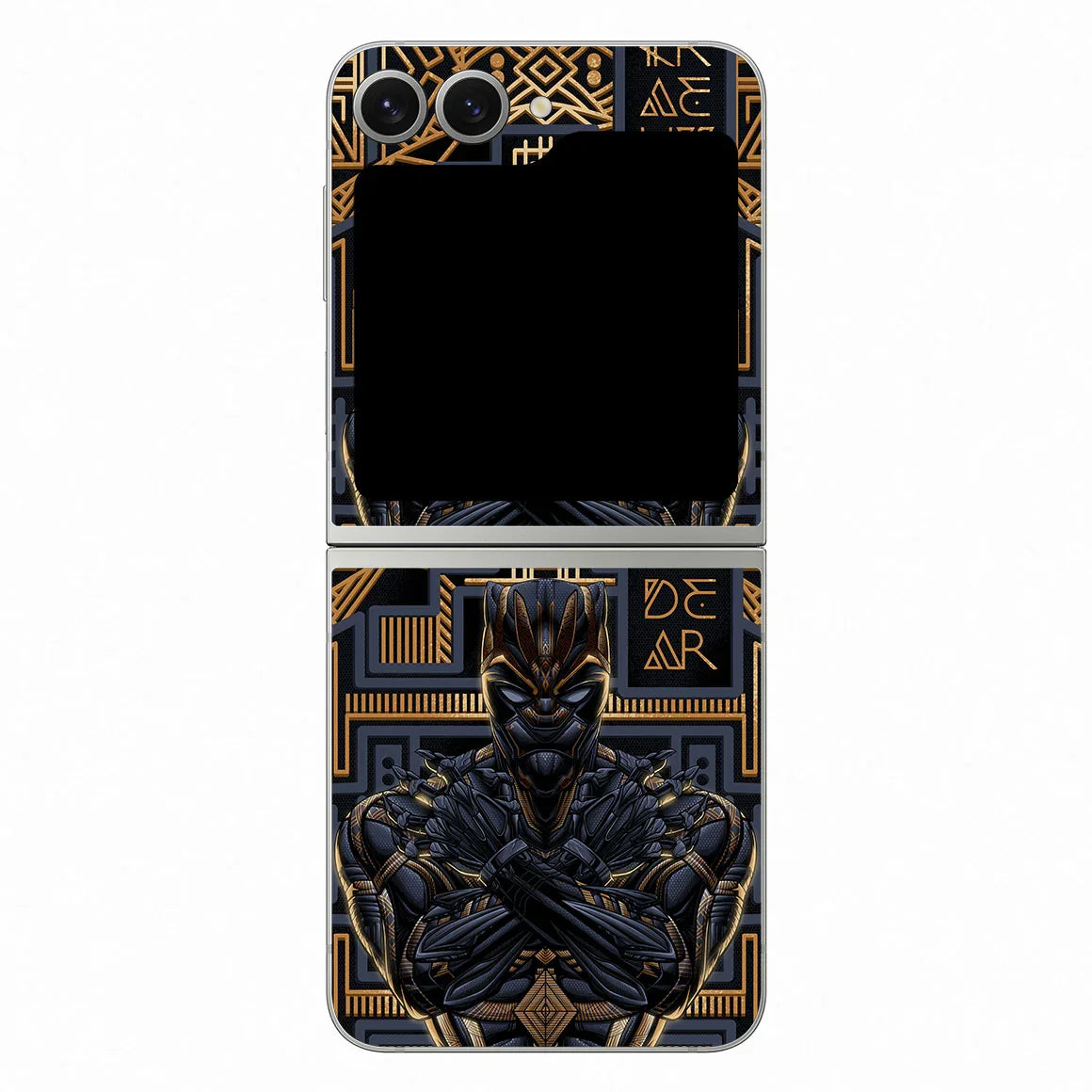 Galaxy Z Flip 6 Artist Series Gold Panther Skin