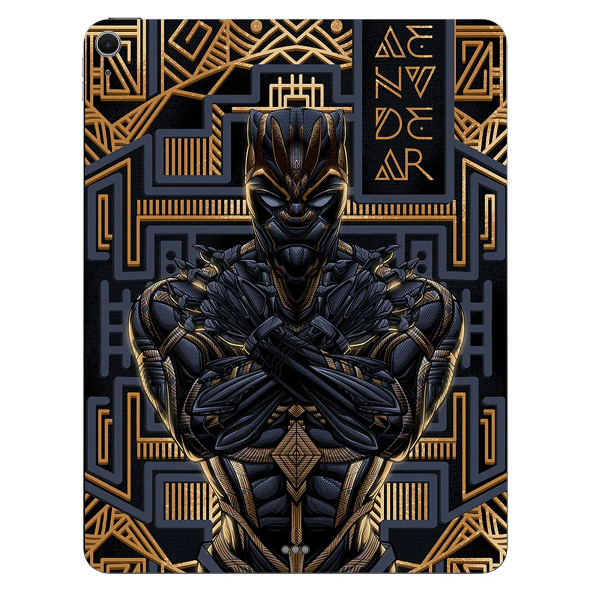 iPad Air 13" M2 Artist Series Gold Panther Skin