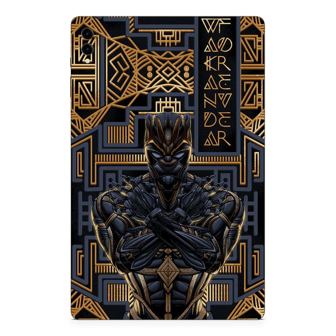 Galaxy Tab S9 Ultra Artist Series Gold Panther Skin