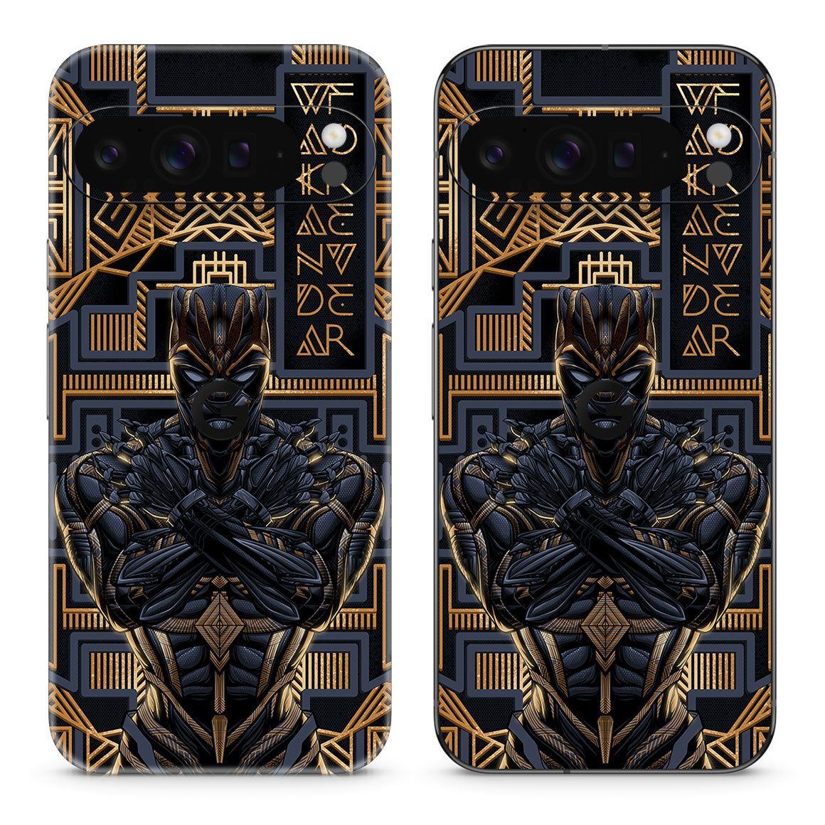 Pixel 10 Pro XL Artist Series Gold Panther Skin