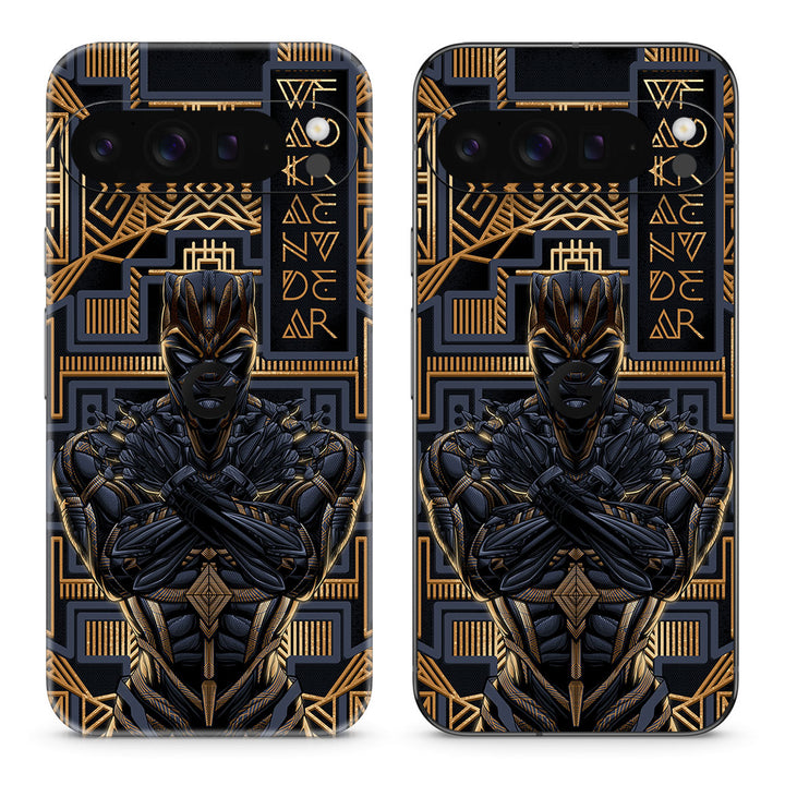 Pixel 10 Pro XL Artist Series Gold Panther Skin