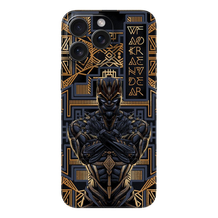 iPhone 15 Pro Artist Series Gold Panther