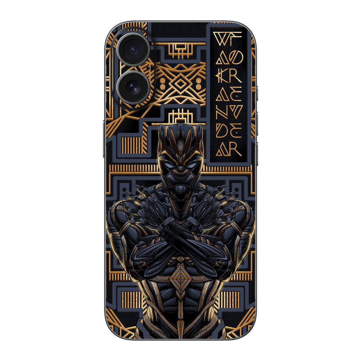 iPhone 17 Artist Series Gold Panther