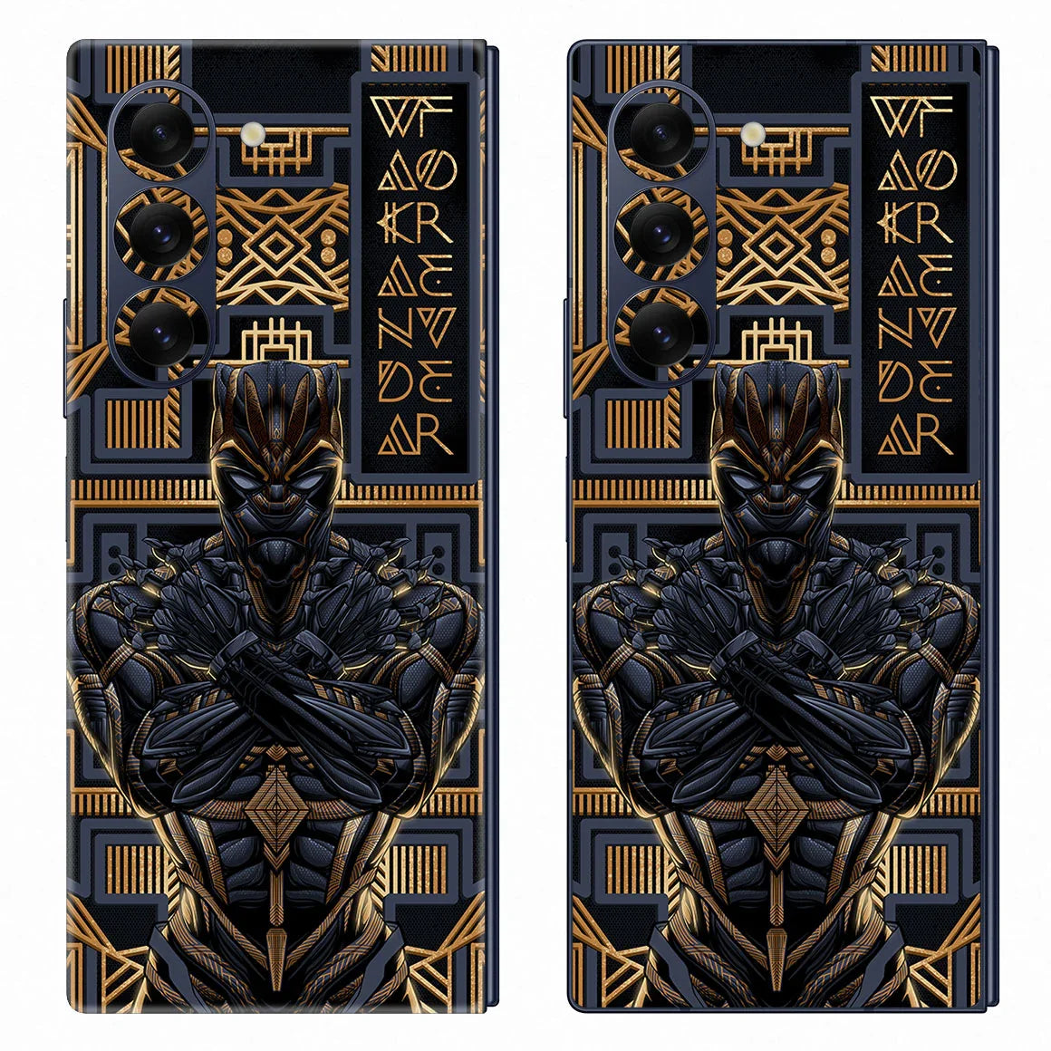 Galaxy Z Fold 6 Artist Series Gold Panther Skin