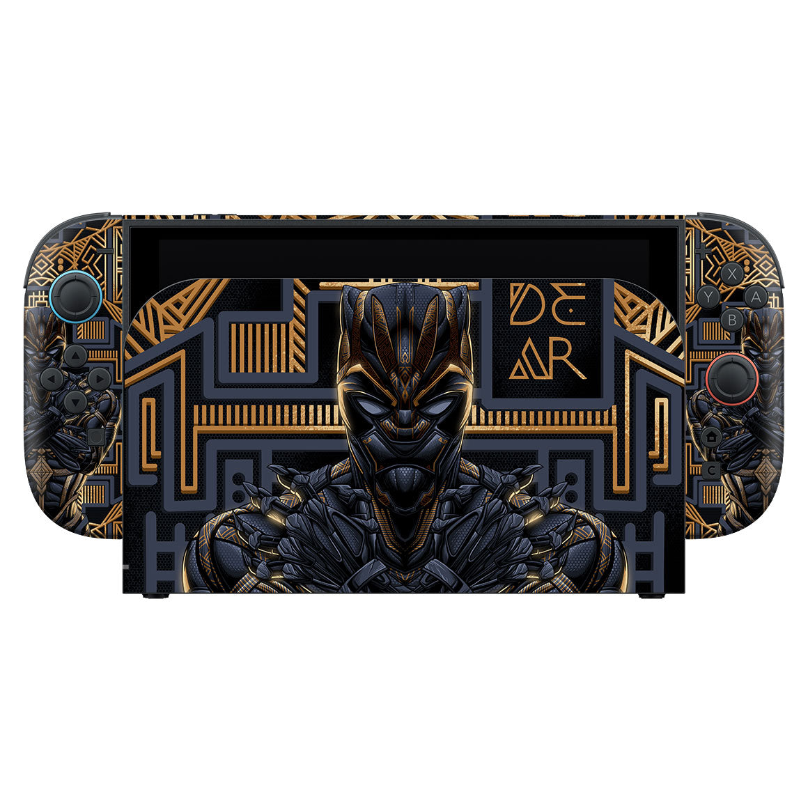 Nintendo Switch 2 Artist Series Gold Panther Skin