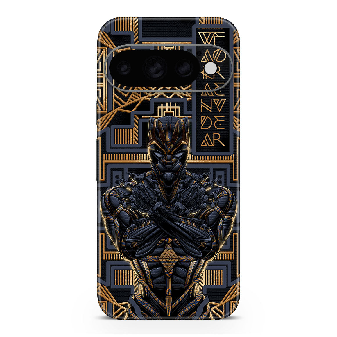 Pixel 11 Pro Artist Series Gold Panther Skin