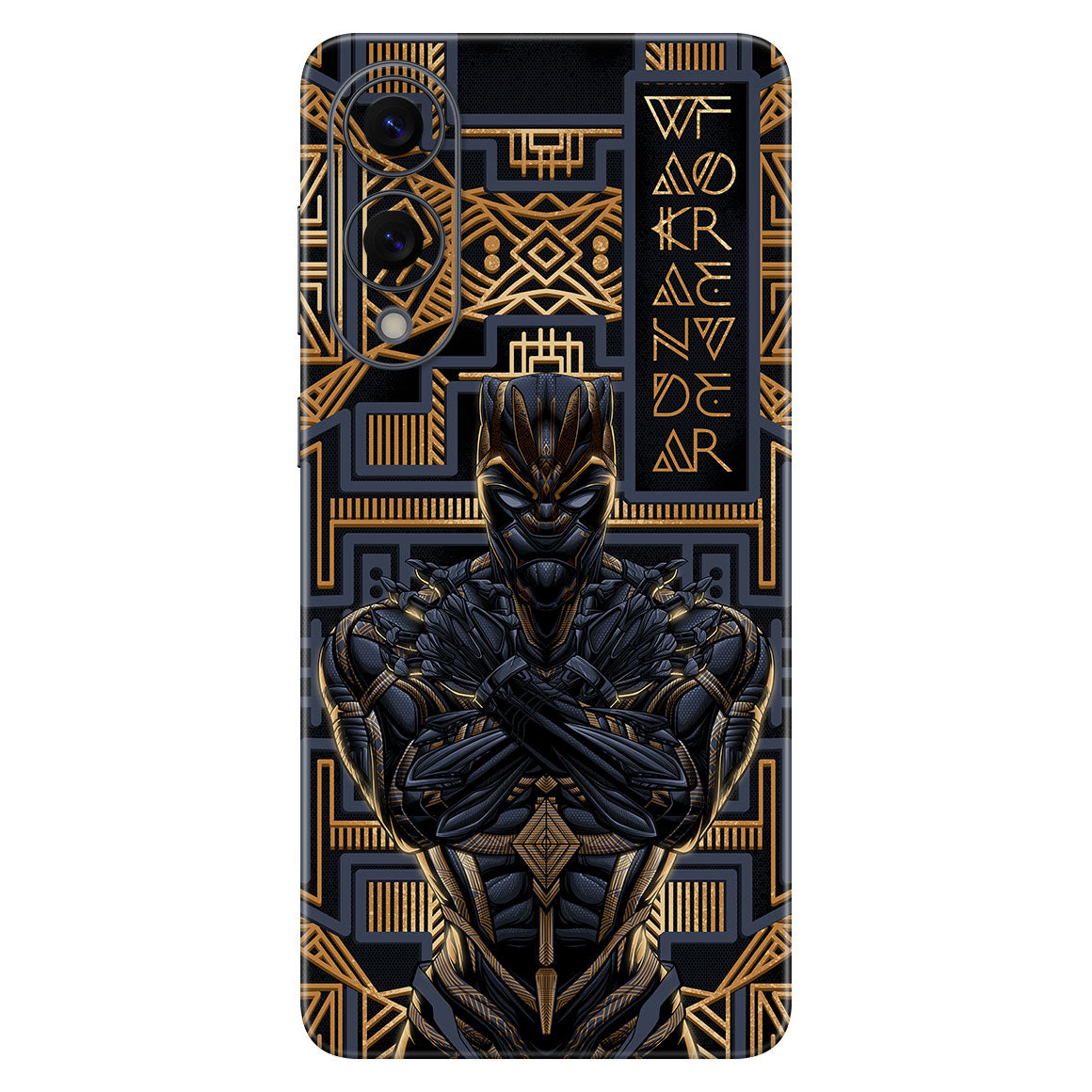 Galaxy S25 Edge Artist Series Gold Panther Skin