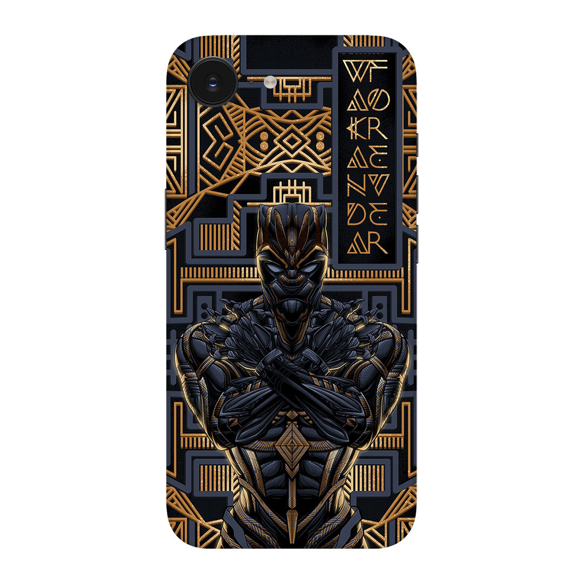 iPhone 17e Artist Series Gold Panther