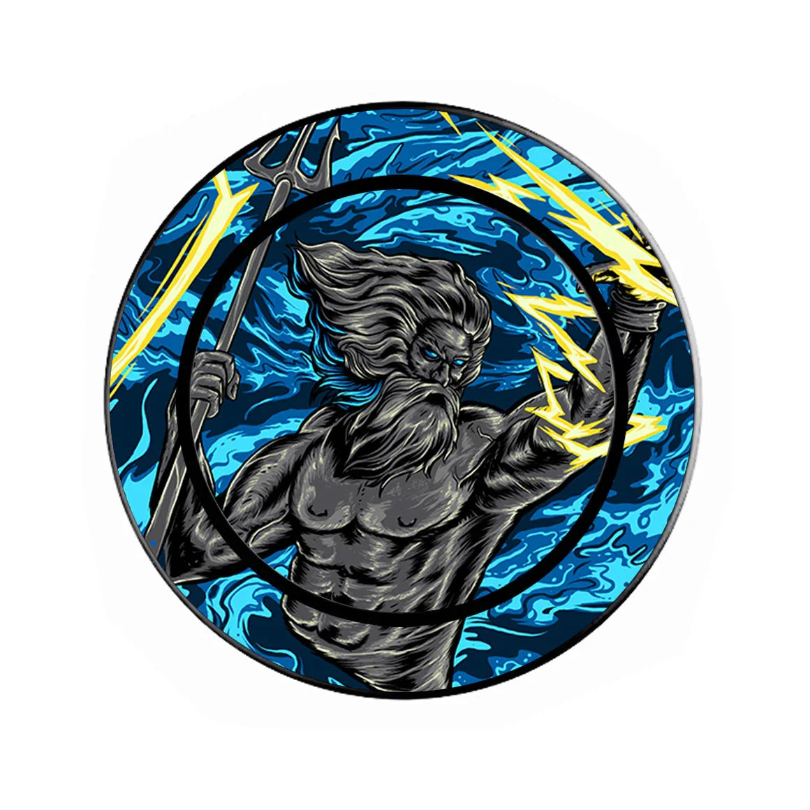 Magnetic Phone Grip with Stand Artist Series Poseidon 