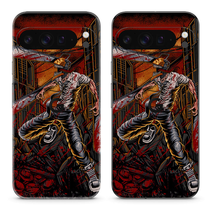 Pixel 10 Pro XL Artist Series Saw Man Skin