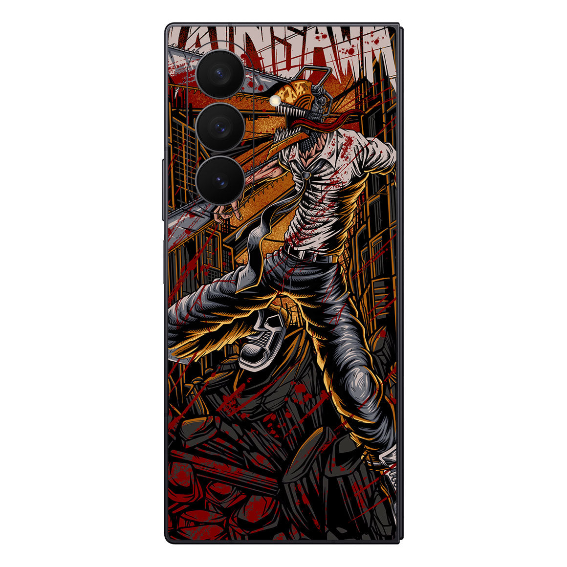 Galaxy Z Fold 7 Artist Series Saw Man Skin