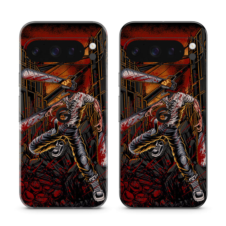 Pixel 10 Pro Artist Series Saw Man Skin