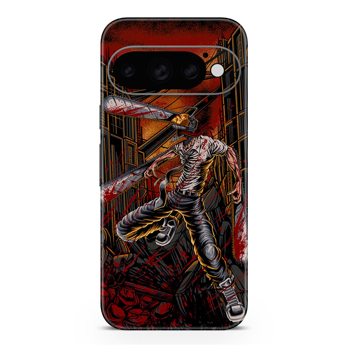 Pixel 11 Pro Artist Series Saw Man Skin