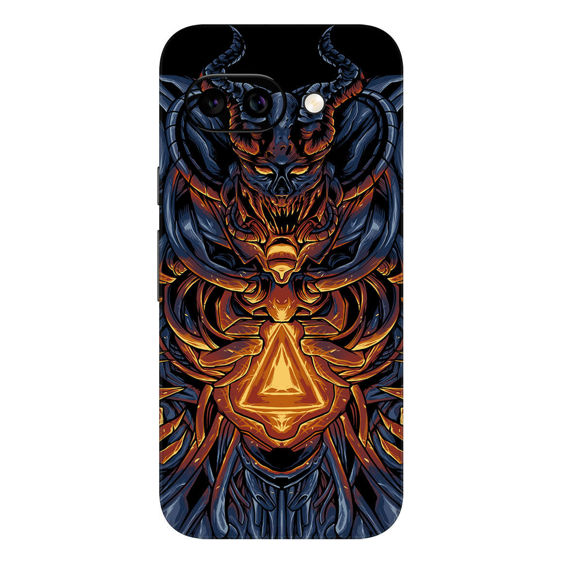 Pixel 9a Artist Series Skull Mecha Skin