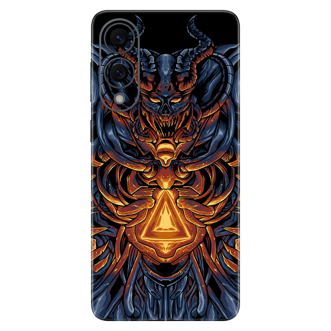 Galaxy S25 Edge Artist Series Skull Mecha Skin