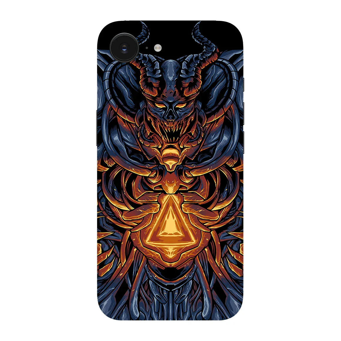 iPhone 16e Artist Series Skull Mecha