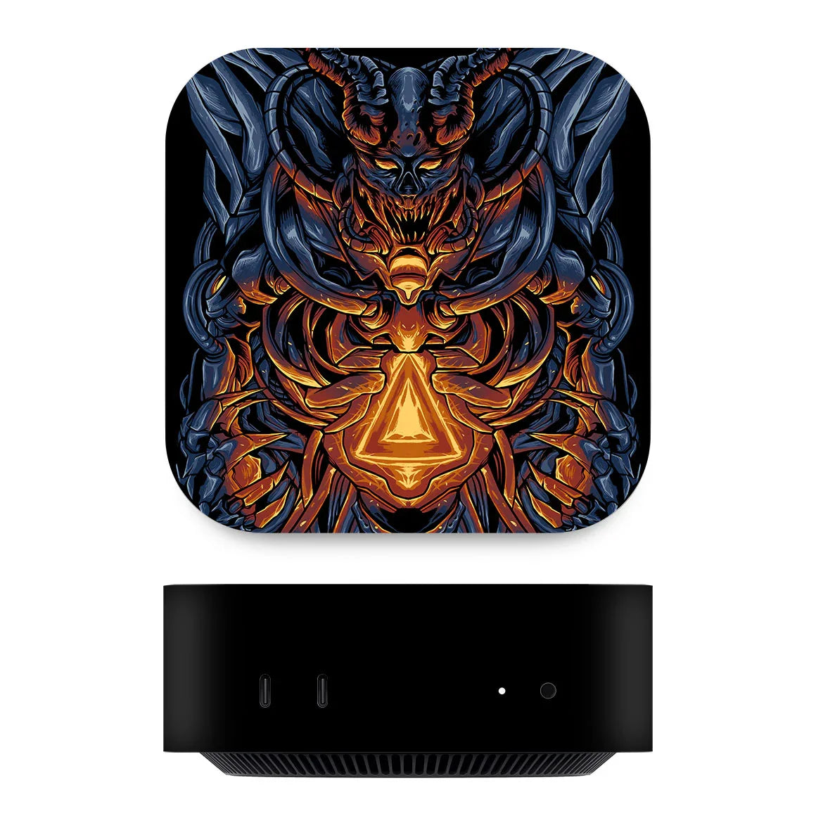 Mac Mini M4 Artist Series Skull Mecha Skin
