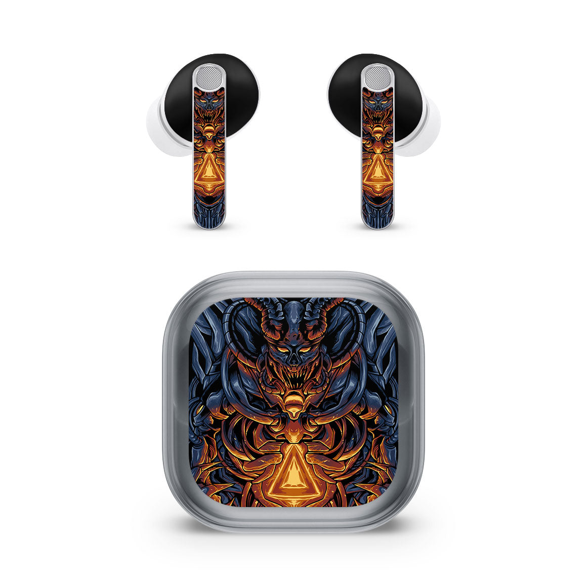 Galaxy Buds4 Pro Artist Series Skull Mecha Skin