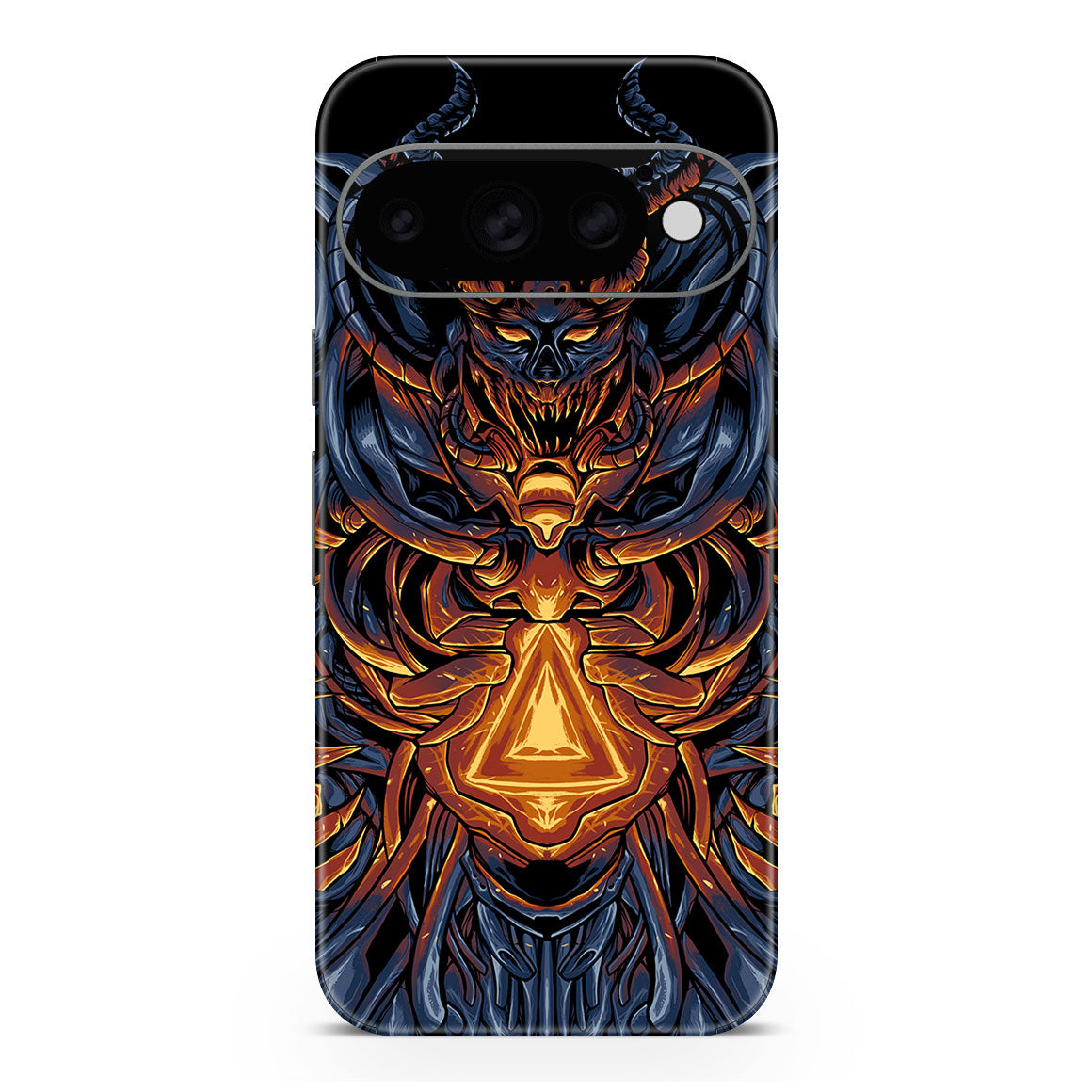 Pixel 11 Pro Artist Series Skull Mecha Skin