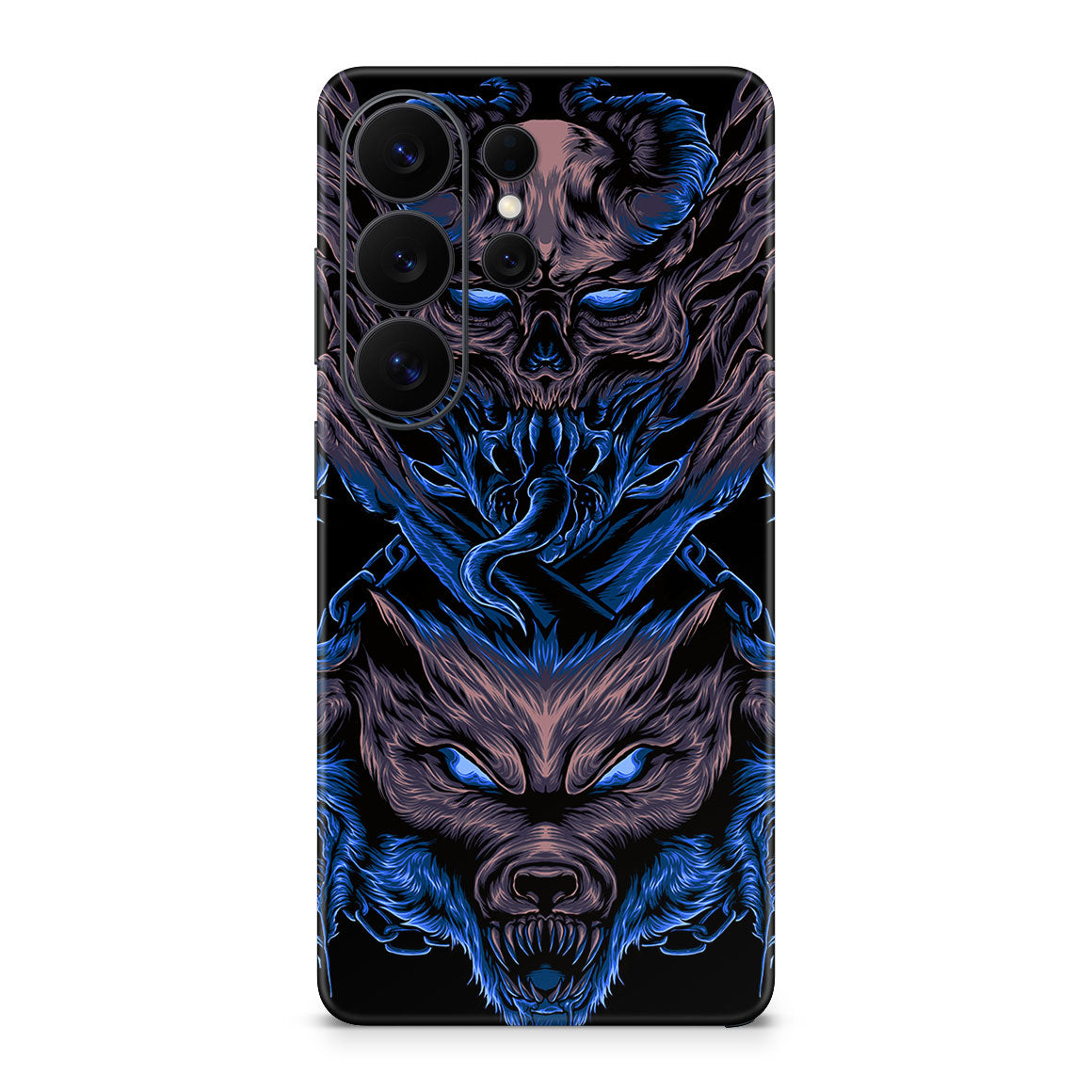 Galaxy S26 Ultra Artist Series Skull Wolf Skin