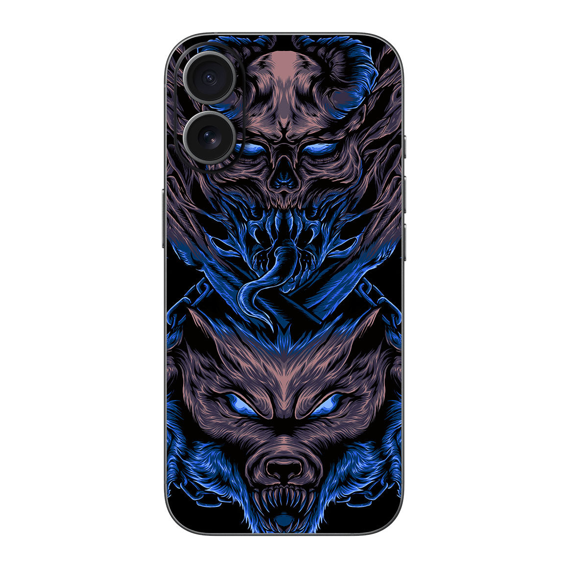 iPhone 17 Artist Series Skull Wolf