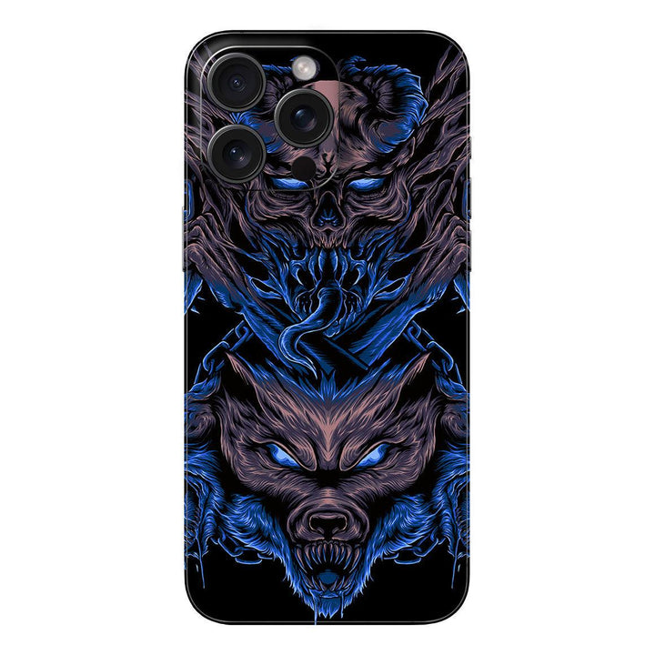iPhone 15 Pro Max Artist Series Skull Wolf