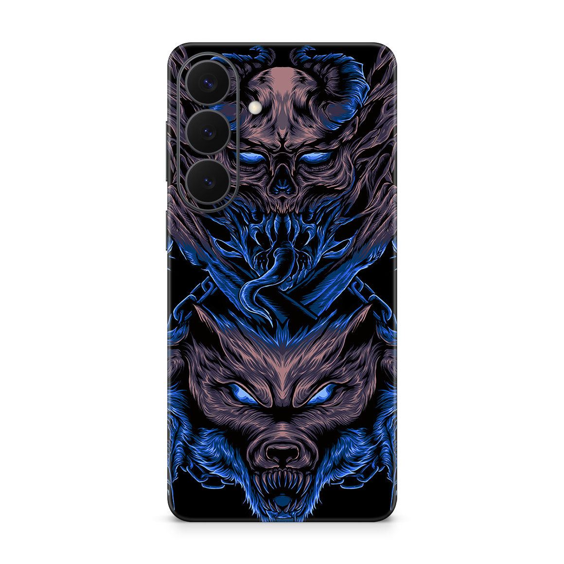 Galaxy S26 Plus Artist Series Skull Wolf Skin