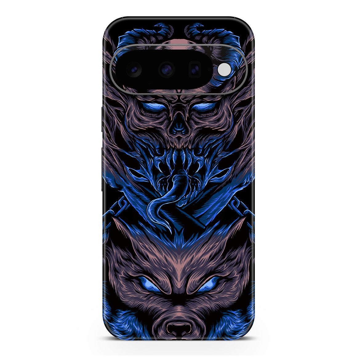 Pixel 11 Artist Series Skull Wolf Skin