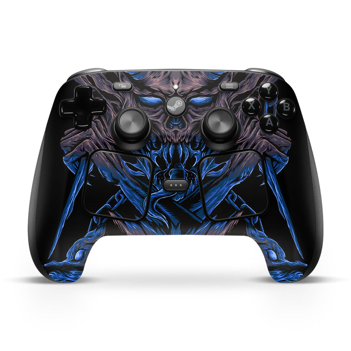 Steam Controller Artist Series Skull Wolf Skin