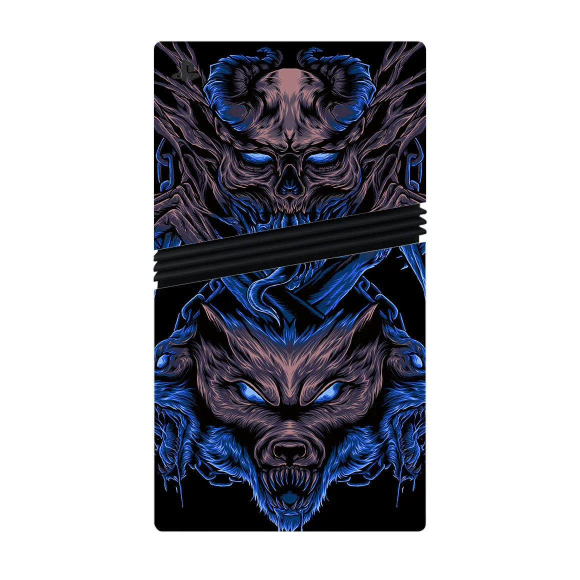 Playstation 5 Pro Artist Series Skull Wolf Skin