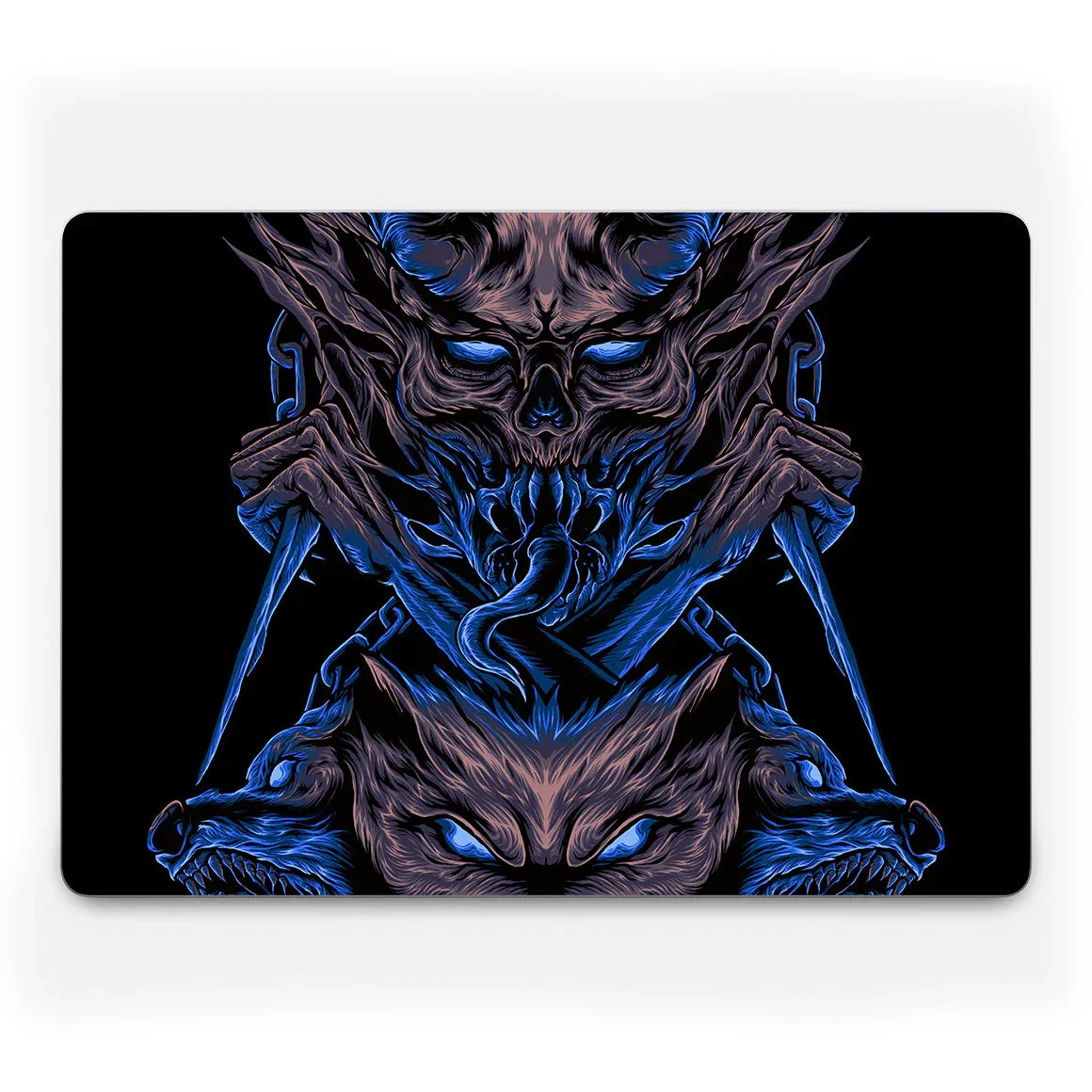 MacBook Pro 14" (2024, M4) Artist Series Skull Wolf Skin