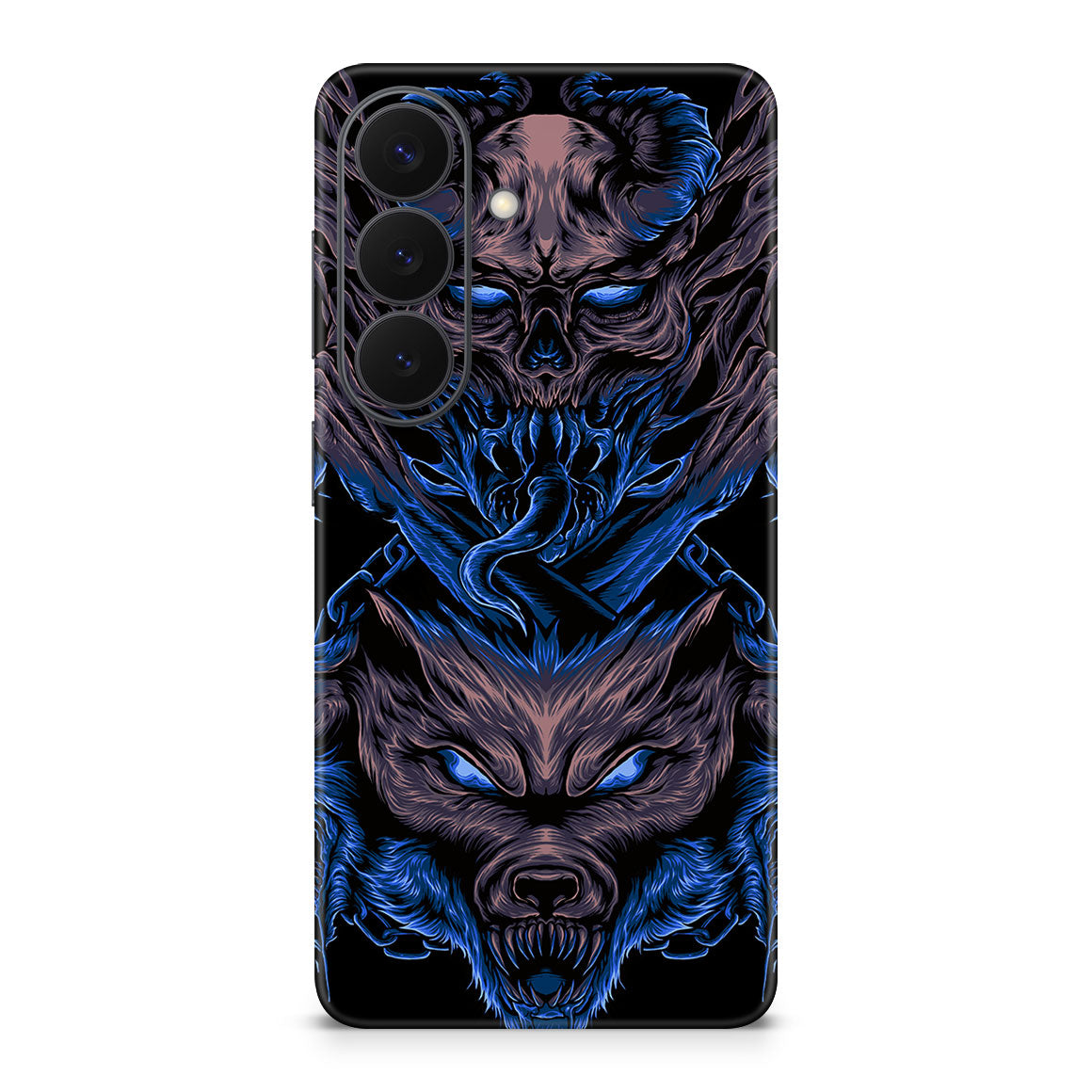 Galaxy S26 Artist Series Skull Wolf Skin