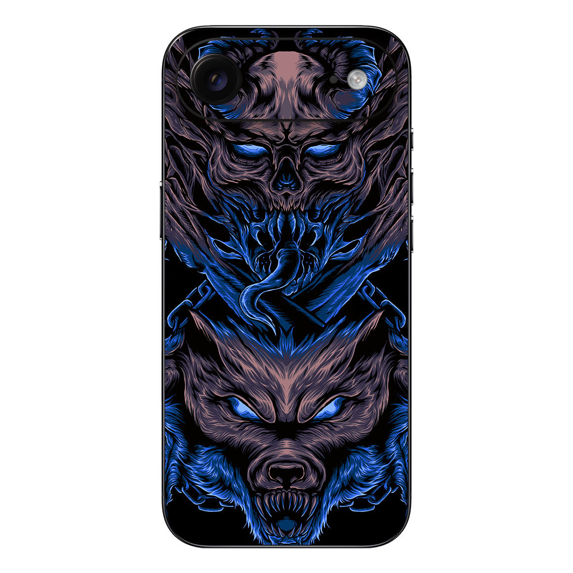 iPhone Air Artist Series Skull Wolf
